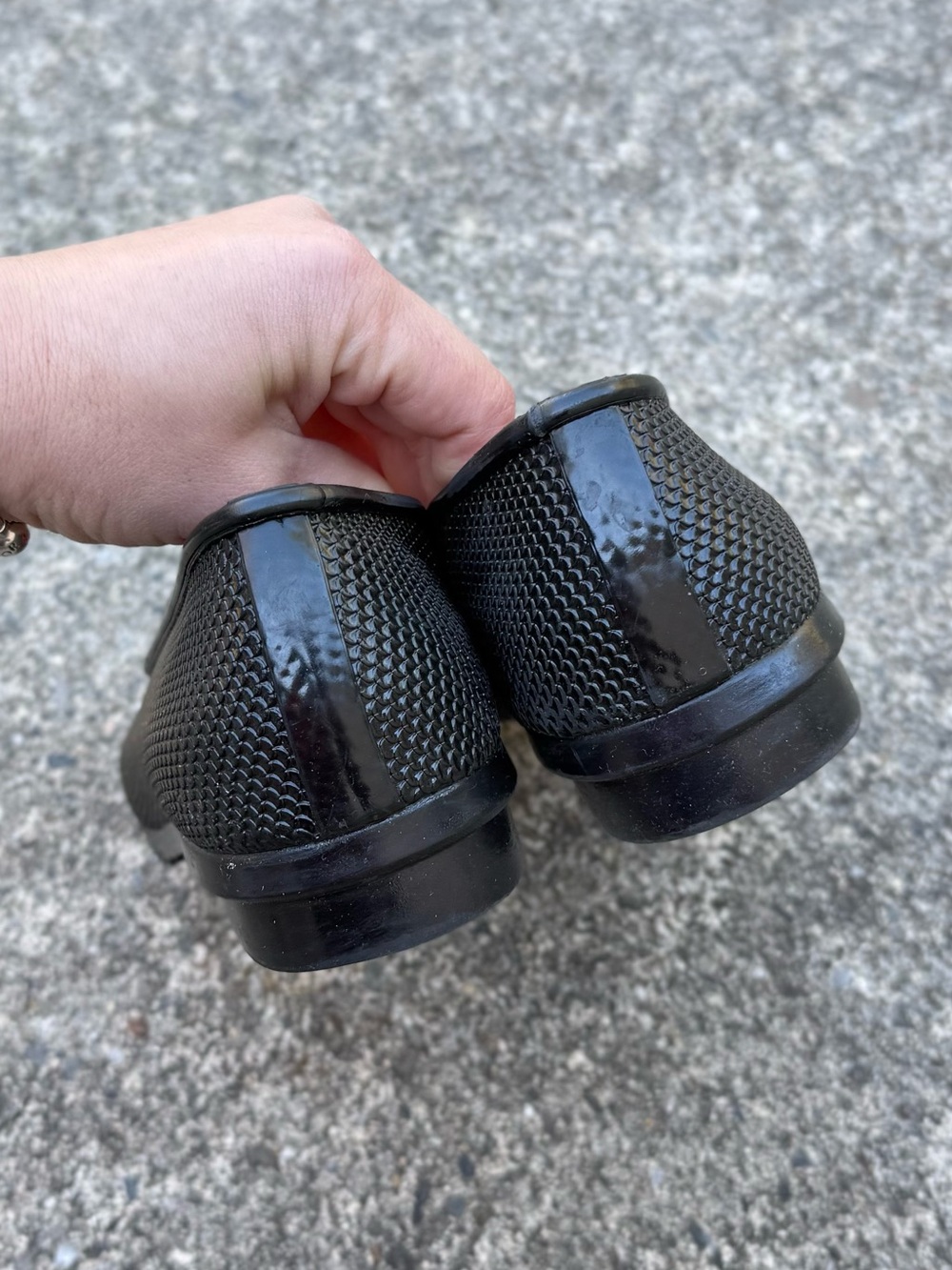 Cougar Ruby Waterproof Rain Clogs Black Pink Lining Size 9 Unique - Picture 6 of 8
